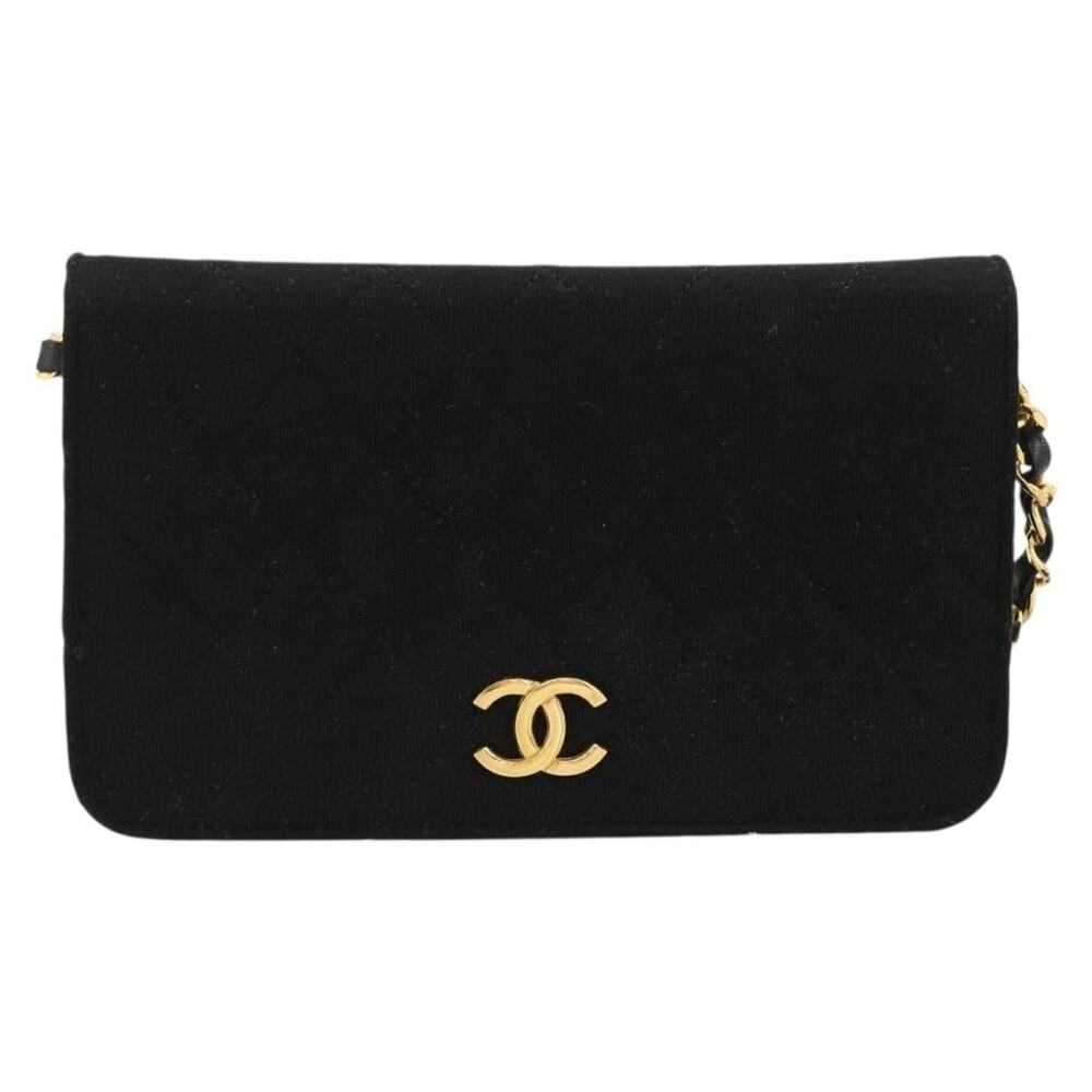 Chanel Matelasse Chain Shoulder Bag Black